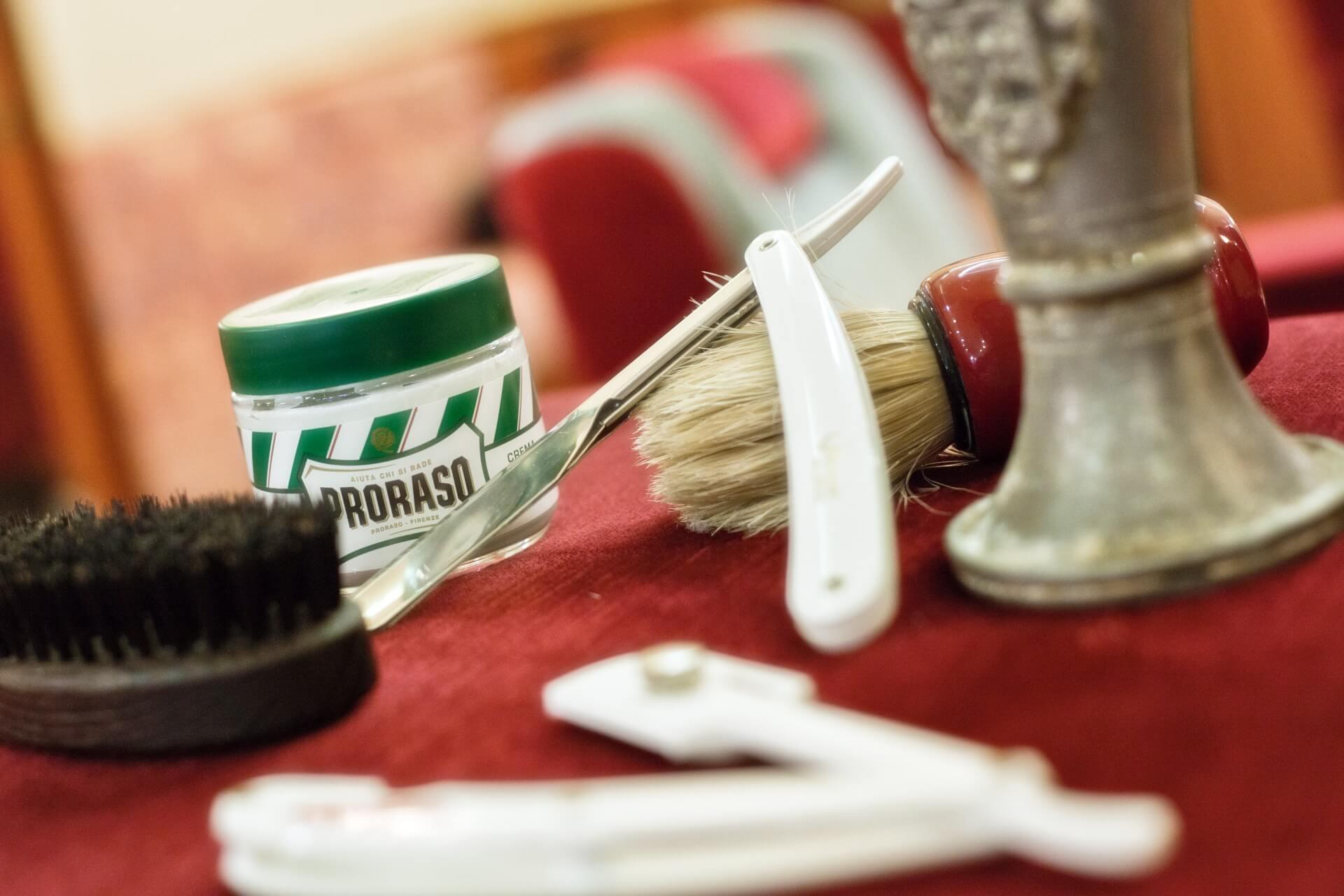 Bon voor een authentieke Italian-Shave (Old-school shave); een ware verwennerij voor heren t.w.v. € 41,00