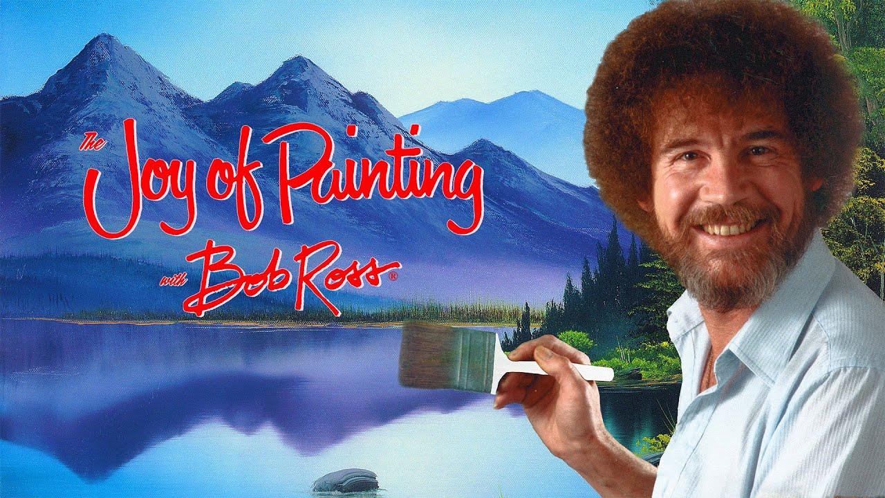 Workshop "Schilderen als Bob Ross" voor maximaal 6 personen bij de bekende Leidse kunstschilder Hans Bonte in zijn atelier aan de Haagweg in Leiden