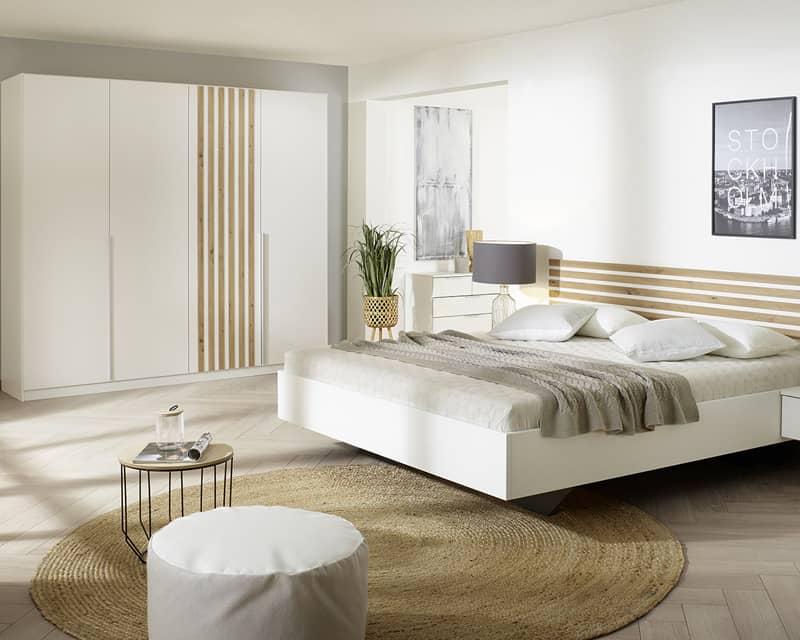 Tweepersoonsbed Ligne 160-200 Snow white t.w.v. € 3.400,00